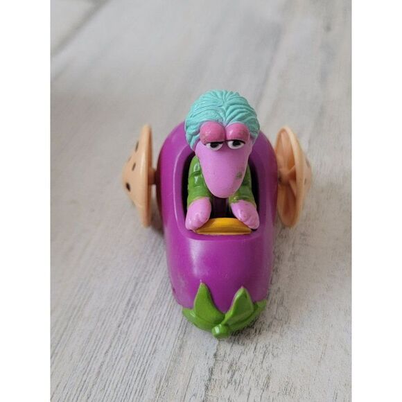 Muppets Henson fraggle AS IS eggplant car toy figure - Picture 2 of 5